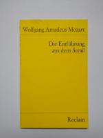 Mozart, Wolfgang A: Die Entführung aus d