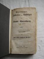 Alterthümer,Inschriften und Volkssagen der Stadt Rotenburg ob der Tauber