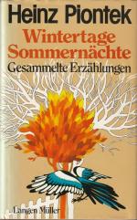 Wintertage, Sommernächte. Gesammelte Erzählungen und Reisebilder.