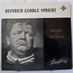 Heinrich George spricht (Vinyl 10 Zoll)