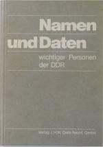 Günther Buch: Namen und Daten wichtiger 