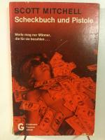 Scheckbuch und Pistole