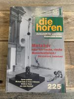 die horen - Zeitschrift für Literatur, Kunst und Kritik - Mutabor oder ich rieche, rieche Menschenfleisch /Märchenland, Anderland