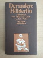 Der andere Hölderlin. Materialien zum >H Der andere Hölderlin. Materialien zum >H