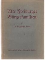 Alte Freiburger Bürgerfamilien