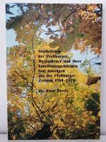 Sterbelisten der Pressburger Weingärtner und ihrer Familienangehörigen laut Auszügen aus der Pressburger Zeitung 1764-1939 in Preßburg Totenlisten Adressen Adressbuch Bratislava