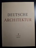 Deutsche Architektur. Band 4. 1952