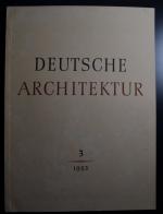 Deutsche Architektur. Band 3. 1953