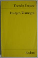 Theodor Fontane: Irrungen Wirrungen Theodor Fontane: Irrungen Wirrungen