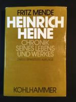 Heinrich Heine. Chronik seines Lebens und Werkes