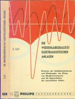 Die Wiedergabequalität elektroakustischer Anlagen: Kriterien der Schallaufzeichnung und Wiedergabe; der Klang von Musikinstrumenten und die Eigenschaften des menschlichen Gehörs