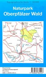 Naturpark Oberpfälzer Wald Topographische Karte 1:50.000