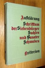 Aufklärung. Schrifttum der Siebenbürger Sachsen und Banater Schwaben