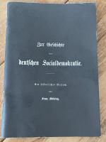 Franz Mehring: Zur Geschichte der deutsc