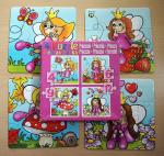 4 Puzzle - Prinzessin Comic Puzzle