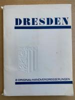 Dresden: 8 Original-Handvergrösserungen