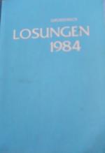 Die täglichen Losungen der Brüdergemeine für das Jahr 1984 - Grossdruck