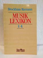 Brockhaus-Riemann Musiklexikon in 4 Bänden und einem Ergänzungsband E-K