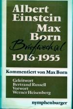 Albert Einstein-Hedwig und Max Born Briefwechsel