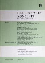 Ökologische Konzepte Nr. 18 Herbst 1983