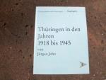 Jürgen John: Thüringen in den Jahren 191 Jürgen John: Thüringen in den Jahren 191