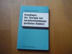 Grundlagen der Therapie bei sprachentwicklungsgestörten Kindern
