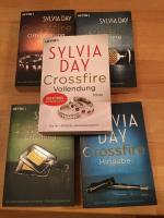 XXL-Paket: Crossfire. 5 Bände. *** m. Originalwidmung/-signatur ***  *** Rarität  ***  ***  Deutsche Erstausgabe  ***