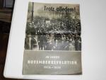 Trotz alledem! 40 Jahre Novemberrevolution 1918-1958