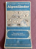 Robugen: Alpenländer 1:800 000 mit Alpen