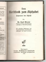 Vom Kerbstock zum Alphabet - Urformen der Schrift