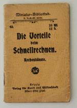 Vorteile beim Schnellrechnen Rechenkünste Miniatur-Bibliothek 63