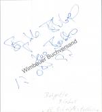 Original Autogramm Brigitte Blobel /// Autograph signiert signed signee