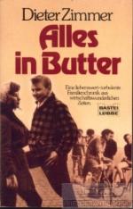 Dieter Zimmer: Alles in Butter Eine lieb Dieter Zimmer: Alles in Butter Eine lieb
