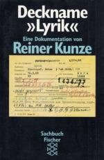 Reiner Kunze: Deckname Lyrik Eine Dokume Reiner Kunze: Deckname Lyrik Eine Dokume