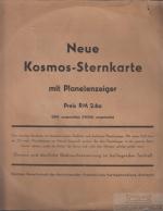 Kosmos-Sternkarte mit durchscheinendem Deckblatt und verstellbarem Zeiger zum Ermitteln der Planetenstände (DRP angemeldet, DRGM angemeldet) Anleitung zum Gebrauch mit 4 Abbildungen