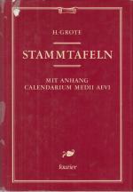 Hermann Grote: Stammtafeln Mit Anhang: C