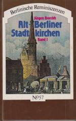 Jürgen Boeckh: Alt-Berliner Stadtkirchen