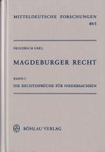 Magdeburger Recht Band 1 - Die Rechtssprüche für Niedersachsen