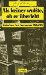 Georg Holmsten: Als keiner wußte, ob er 