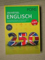 PONS 250 Rätsel Englisch - Fit durch Rätsel-Übungen mit dem Quiz-Block zu Grammatik, Wortschatz und Landeskunde