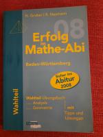 Erfolg im Mathe-Abi 2008 Wahlteil Baden-Württemberg