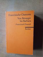 Französische Chansons - Von Béranger bis Barbara. Franz. /Dt.