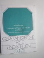 Literarische Praxis von Frauen um 1800 - Briefroman, Autobiographisches, Märchen