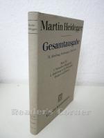 Gesamtausgabe, Band 50: 1. Nietzsches Metaphysik (für Wintersemester 1941/42 angekündigt, aber nicht gehalten) 2. Einleitung in die Philosophie - Denken und Dichten (abgebrochene Vorlesung Wintersemester 1944/45). II. Abteilung: Vorlesungen 1919-1944.