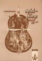 Spielpläne 7/8, Lehrerband