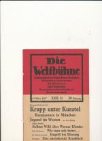 Die Weltbühne - Konvolut 6 Hefte aus den Jg. 1967/68