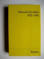 Deutsche Erzähler 1920-1960