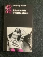 Bilanz mit Blutflecken