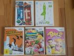 Wii Spielesammlung mit 5 Spielen mit  BI
