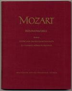 Serie II Bühnenwerke. Werkgruppe 6: Musik zu Schauspielen, Pantomimen und Balletten. Band 1: Chöre und Zwischenaktmusiken zu Thamos, König in Ägypten., Vorgelegt von Harald Heckmann.